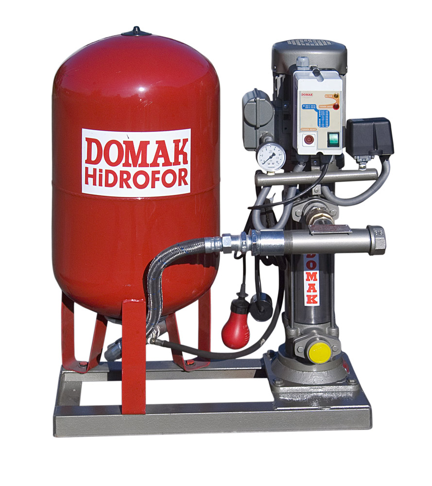 TEK POMPALI HİDROFORLAR DOMAK