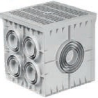MENHOL 55x55x50 PVC ROGAR 10 ÇIKIŞLI