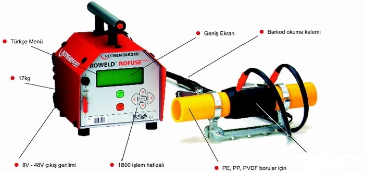 ROTHENBERGER ELEKTROFÜZYON KAYNAK MAKİNASI