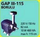 GAP III 115 BORULU HAVUZ POMPASI