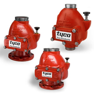 Kuru alarm vanası, Dry system valves