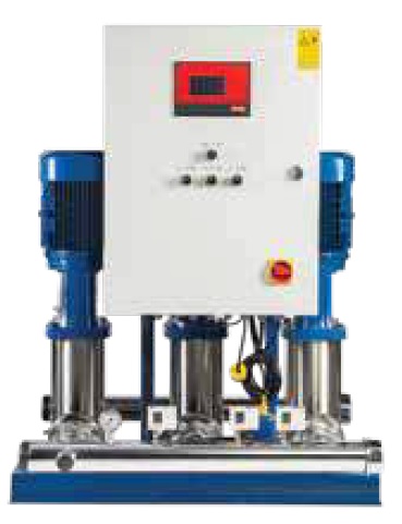 ETNA KOMPLE PASLANMAZ ÇELİK POMPALI PANOLU FREKANS İNVERTÖRLÜ HİDROFORLAR ( PFK KI SERİSİ )