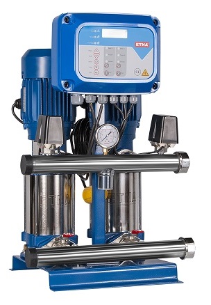 ETNA ÇİFT POMPALI PASLANMAZ HİDROFORLAR( 2 KO-PS SERİSİ )