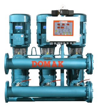 Domak KPDR25-10 3x5,5 HP Döküm Hidrofor