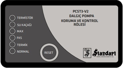 Pompa PCST3-V2 Koruma ve kontrol rölesi 