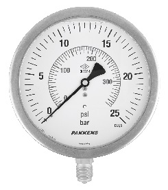 Q160 Pakkens Alt Bağlantılı Gliserinli Manometre