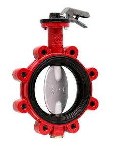 DUYAR VANA T-1030 PN16 CB8 Paslanmaz Klapeli EPDM / NBR Contalı GGG40 Sfero Döküm ( EN JS 1020 )