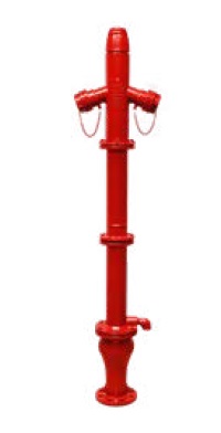DUYAR T- 1755 1180 mm DUYAR YER ÜSTÜ YANGIN HİDRANTI