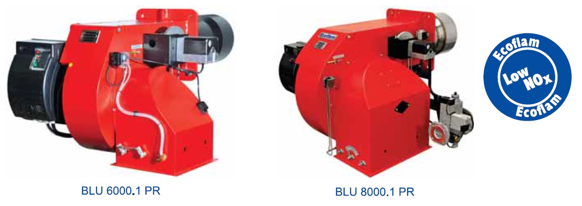 ECOFLAM MODÜLASYONLU (Oransal) GAZ BRÜLÖRLERİ BLU SERİLERİ ( 630 – 8500 kW )
