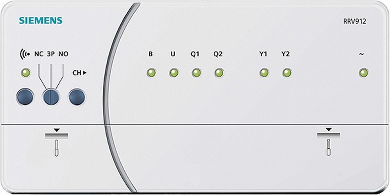 SIEMENS RRV912  Isıtma devresi kontrol ünite, kablolu, 2 ısıtma devresi, PID ( 1xyüzer veya 2xaç IUI, IUO, 2xSPST)