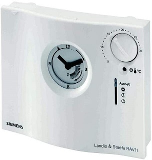 SIEMENS RAV11.1 ANALOĞ ZAMAN SAATLİ TERMOSTATI