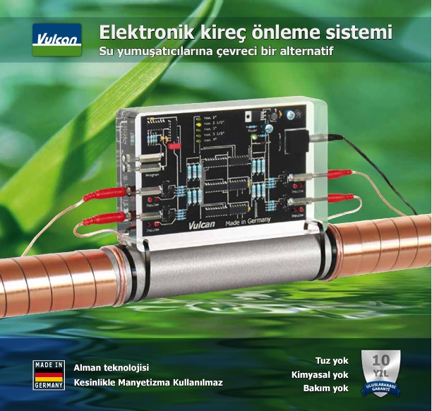 VULCAN ELEKTRONİK KİREÇ ve PASA KARŞI ÖNLEME SİSTEMİ 1