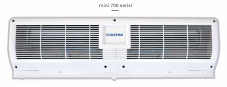 MİNİ TİP ELEKTRİKLİ ISITICILI MINI 700 HAVA PERDELERİ